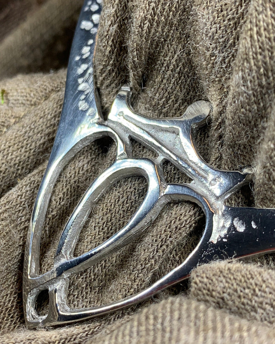 Luckenbooth Scarf Ring, Scotland Jewelry, Heart Jewelry, Scottish Jewelry, Celtic Jewelry, Mom Gift, Wife Gift, Sister Gift, Outlander Gift