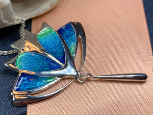 Mackintosh Blossom Necklace, Scotland Jewelry, Celtic Jewelry, Leaf Jewelry, Art Deco Pendant, Anniversary Gift, Scottish Necklace, Mom Gift