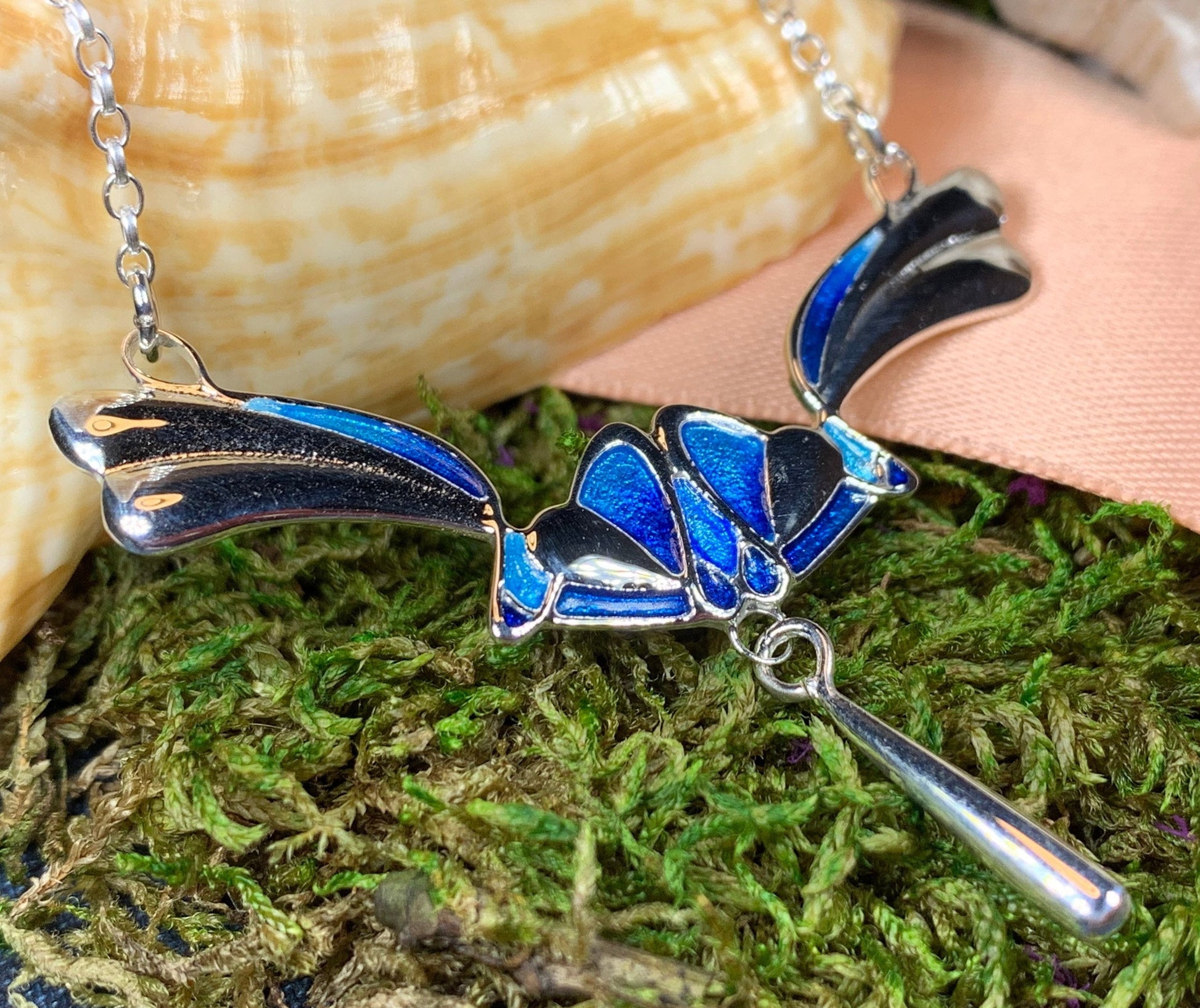 Mackintosh Blue Necklace — view 5