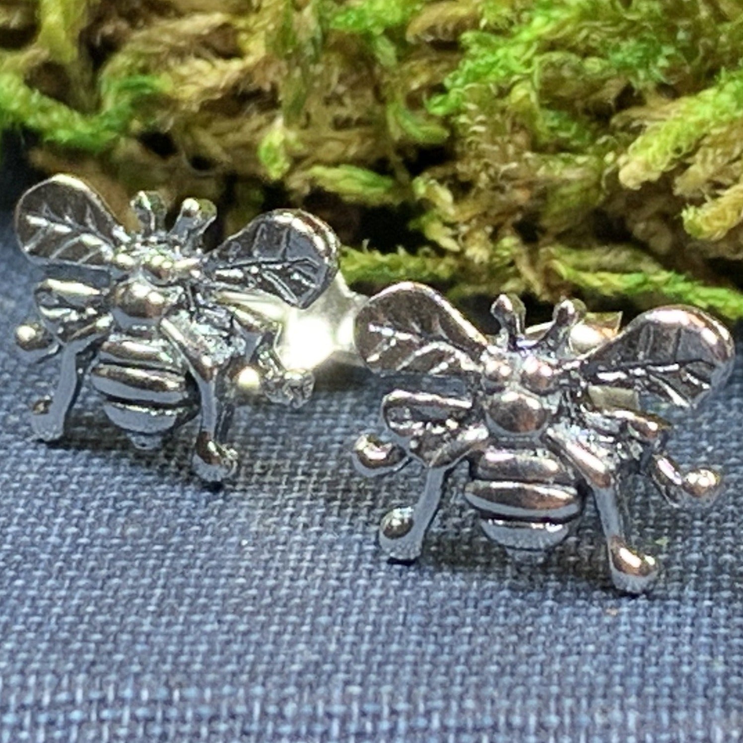 Petite Bee Earrings — view 5