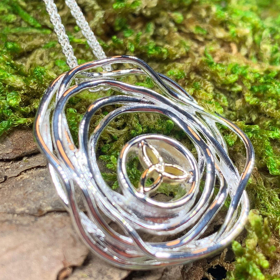 Trinity Knot Necklace, Silver Celtic Jewelry, Irish Jewelry, Scotland Pendant, Celtic Knot Jewelry, Ireland Jewelry, Anniversary Gift