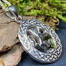 Load image into Gallery viewer, Scotland Lion Necklace, Silver Celtic Jewelry, Scottish Jewelry, Scotland Pendant, Celtic Knot Jewelry, Lion Jewelry, Anniversary Gift
