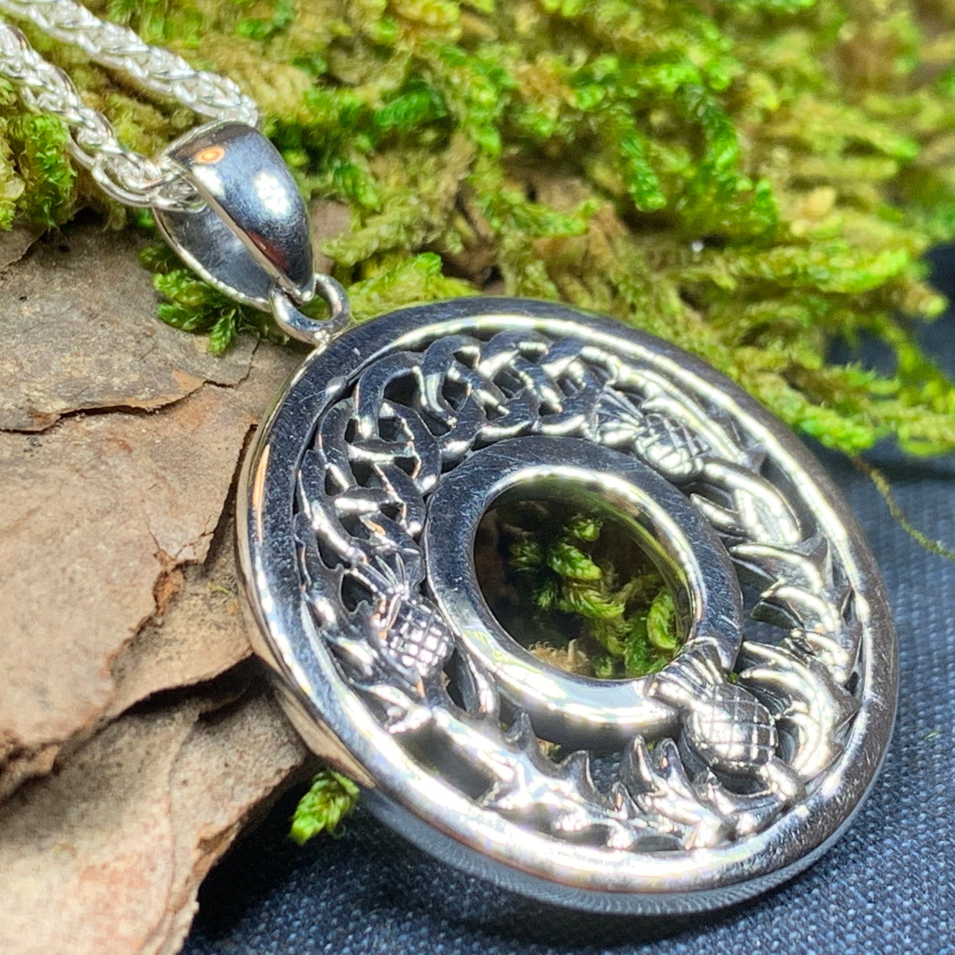 Caithness Thistle Necklace — view 5
