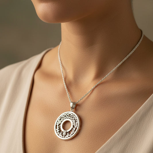 Caithness Thistle Necklace — view 5
