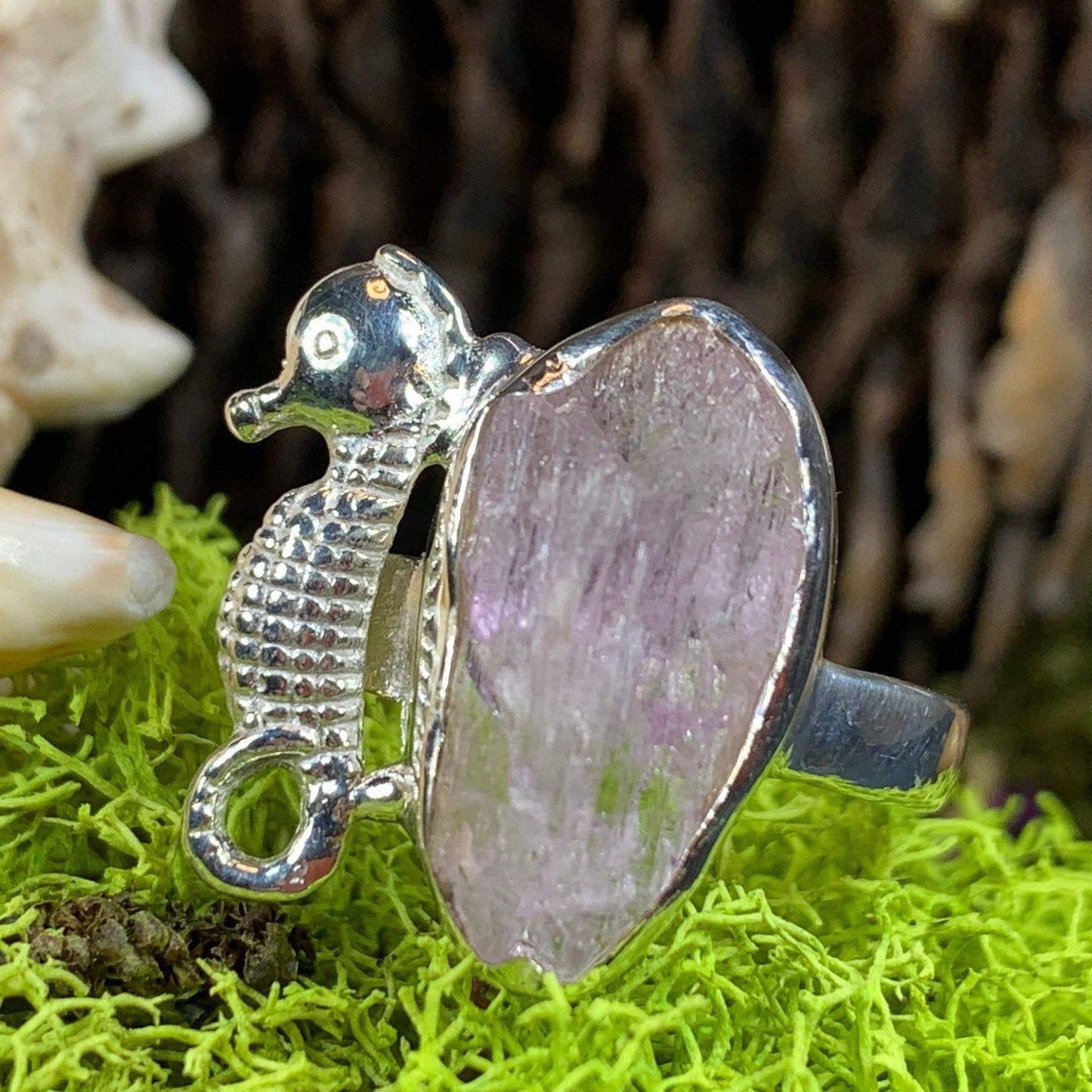 Seahorse Gemstone Ring — view 6