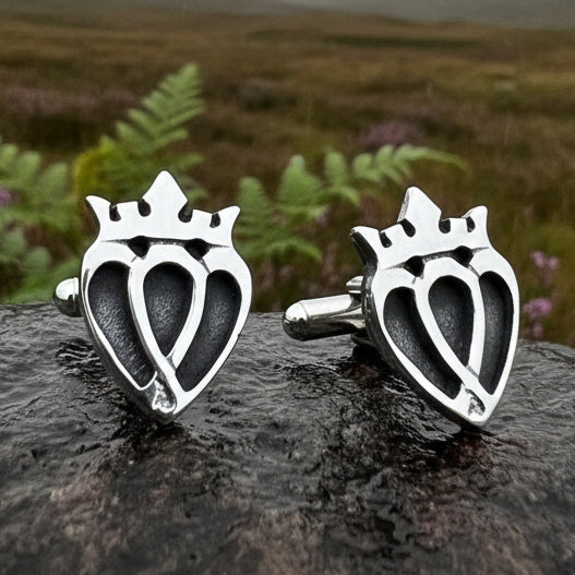 Luckenbooth Cuff Links, Scotland Jewelry, Celtic Jewelry, Scottish Jewelry, Bagpiper Gift, Groom Gift, Boyfriend Gift, Husband Gift