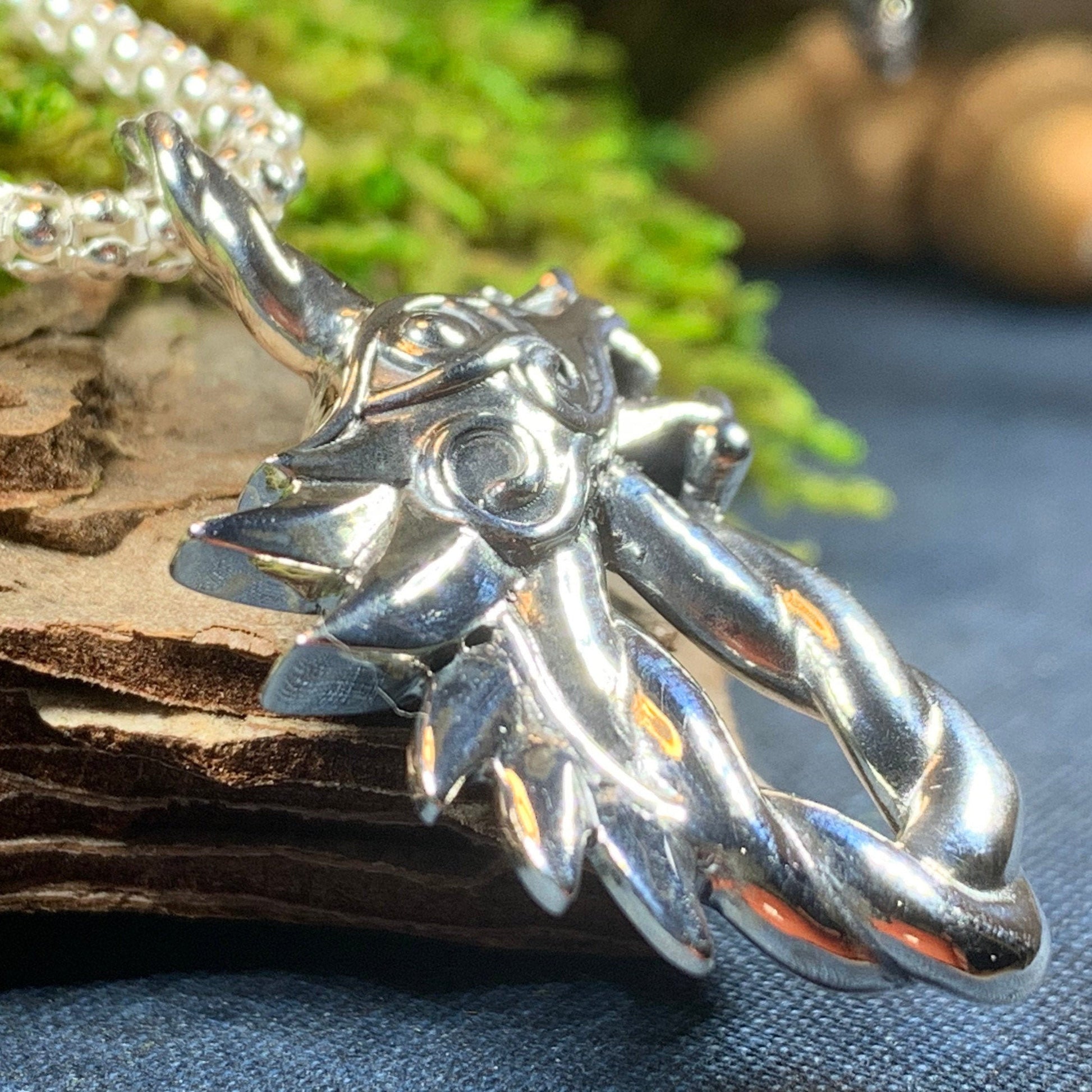 Celtic Dragon Necklace — view 3