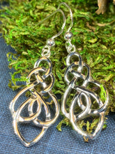 Load image into Gallery viewer, Celtic Knot Earrings, Irish Jewelry, Scotland Jewelry, Mom Gift, Anniversary Gift, Ireland Gift, Sister Gift, Wife Gift, Graduation Gift
