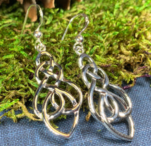Load image into Gallery viewer, Celtic Knot Earrings, Irish Jewelry, Scotland Jewelry, Mom Gift, Anniversary Gift, Ireland Gift, Sister Gift, Wife Gift, Graduation Gift
