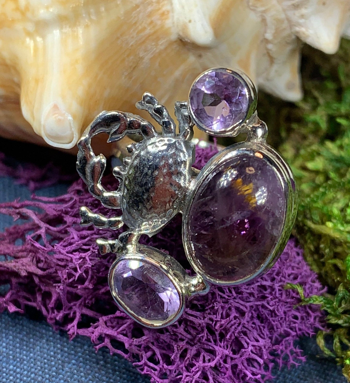 Purple Crab Ring — view 4