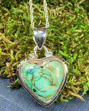 Load image into Gallery viewer, Opal Heart Necklace, Celtic Jewelry, Boho Jewelry, October Birthstone, Girlfriend Gift, Anniversary Gift, Sweet 16 Gift, Mom Gift, Wife Gift
