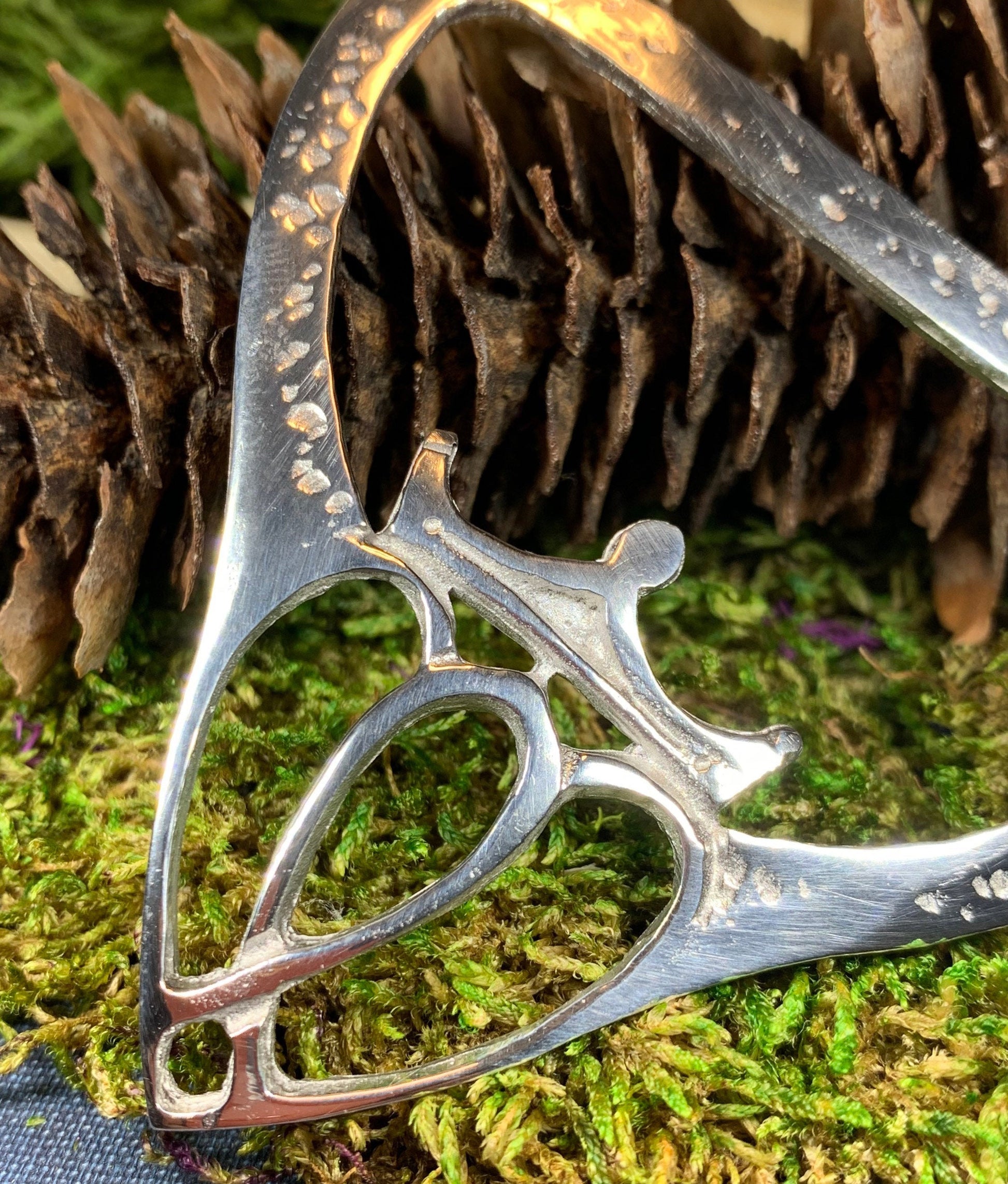 Luckenbooth Scarf Ring - Handmade in Scotland — view 5