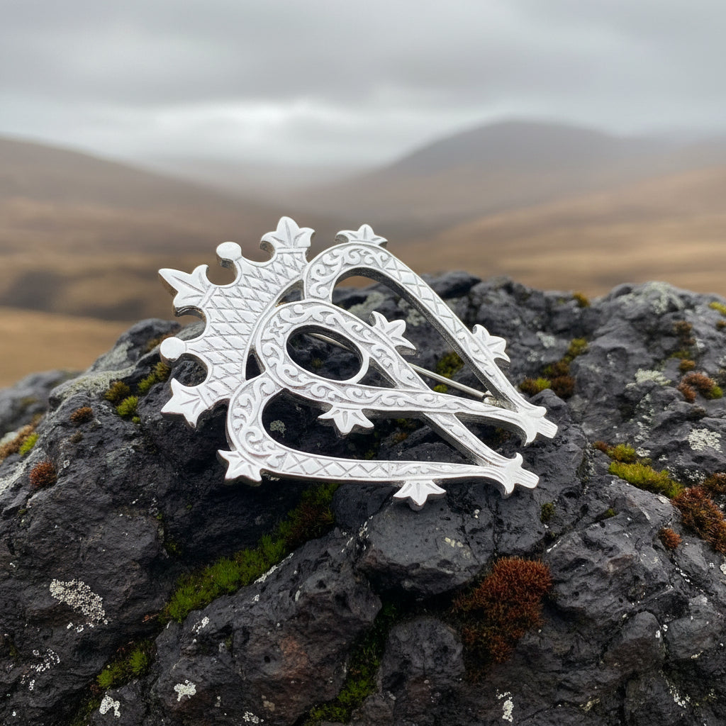 Lillianna Luckenbooth Brooch - Handmade in Scotland — view 3