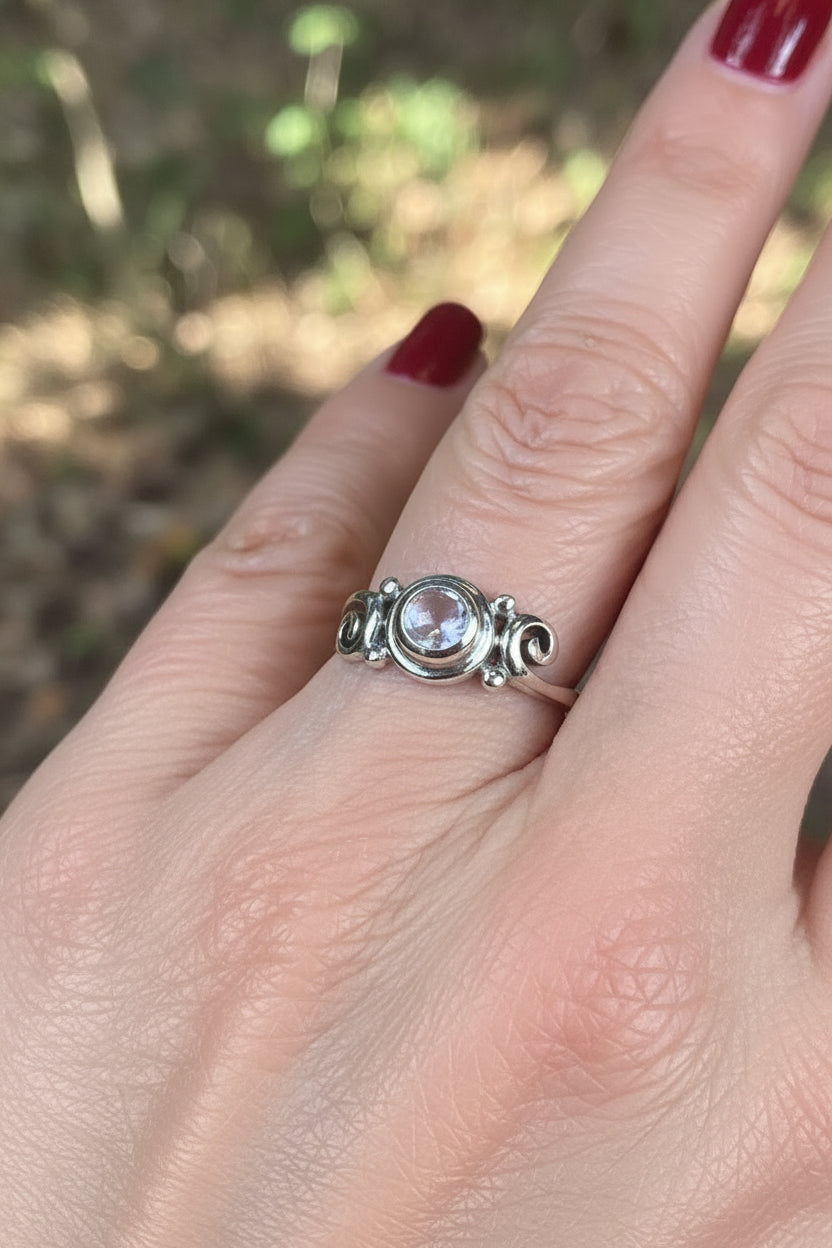 Lorna Celtic Knot Moonstone Ring — view 6