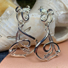 Load image into Gallery viewer, Bluebell Earrings, Anniversary Gift, Scotland Jewelry, Flower Jewelry, Celtic Jewelry, Nature Jewelry, Scottish Jewelry, Flower Earrings
