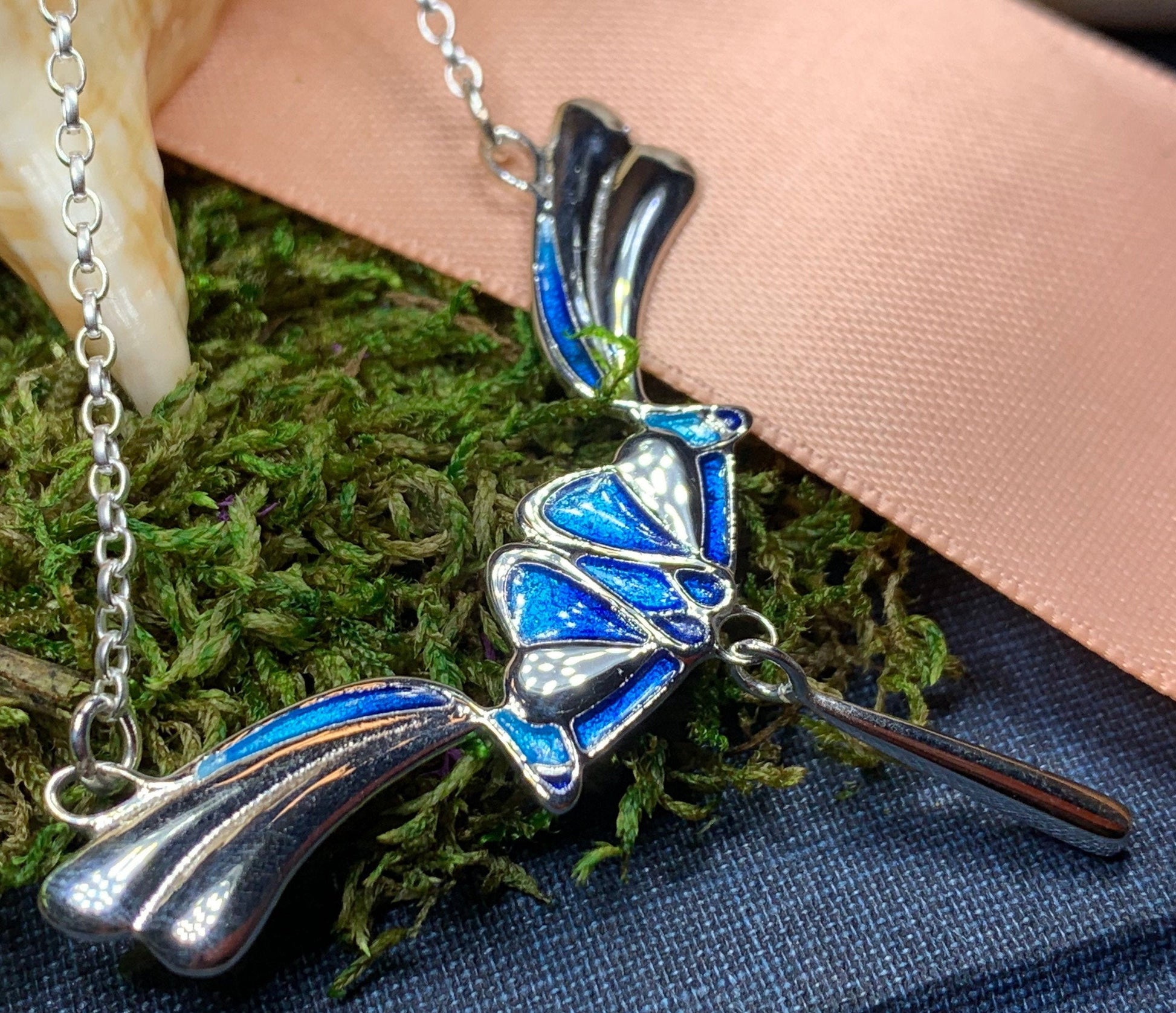 Mackintosh Blue Necklace — view 4