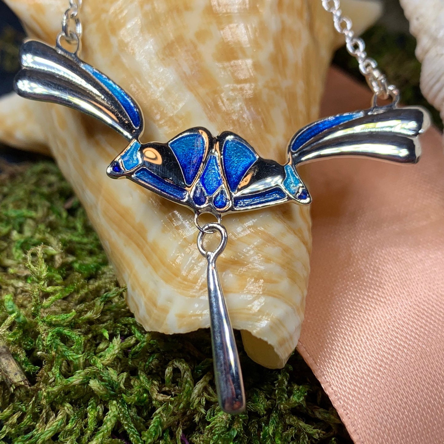 Mackintosh Blue Necklace — view 8