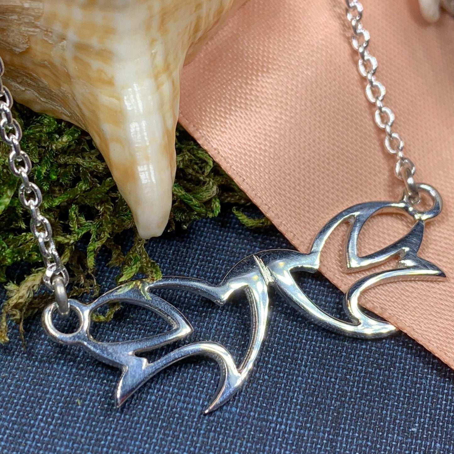Iona Abbey Peace Doves Necklace — view 10