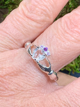 Load image into Gallery viewer, Ardor Moonstone Claddagh Ring 07
