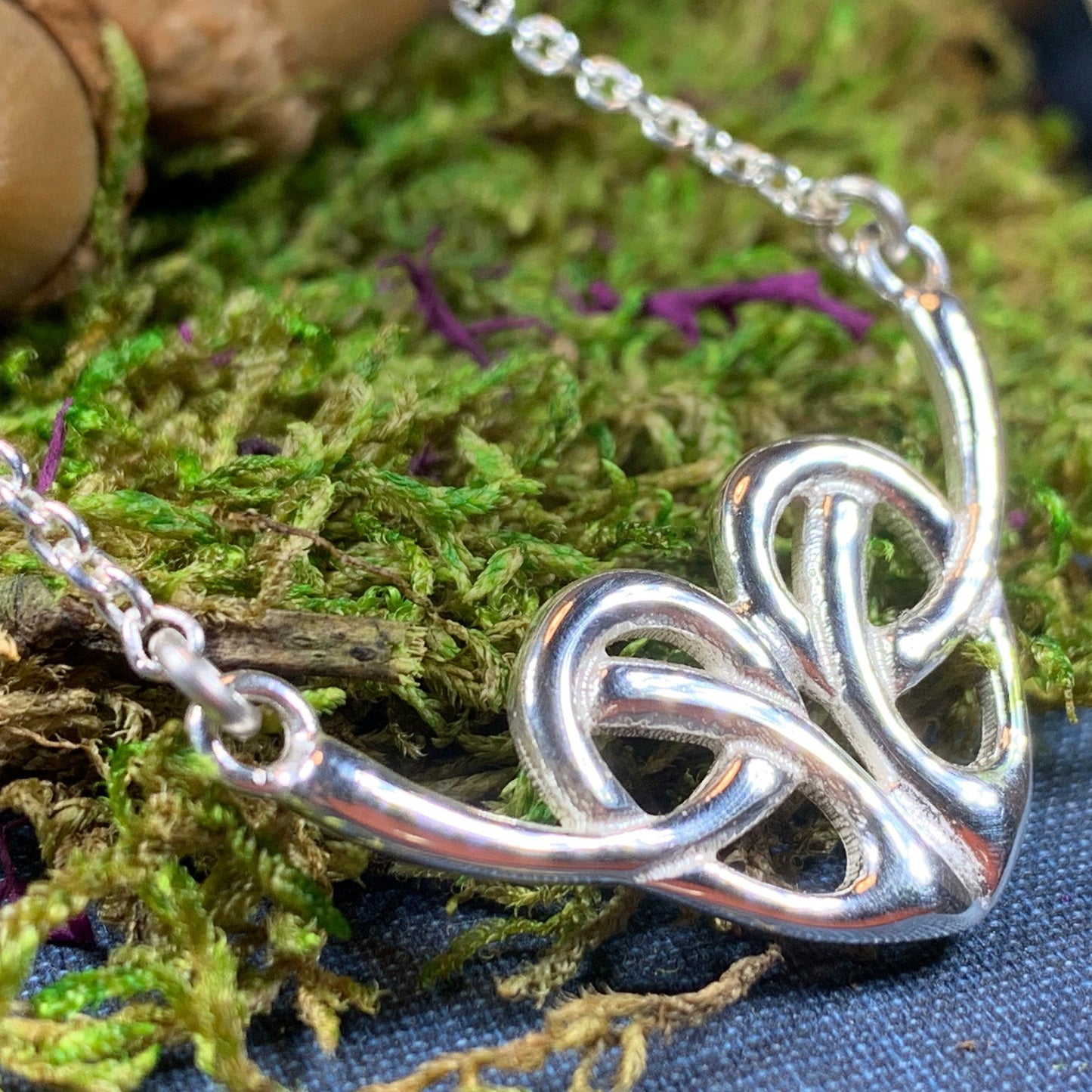 Daphne Celtic Heart Necklace — view 3