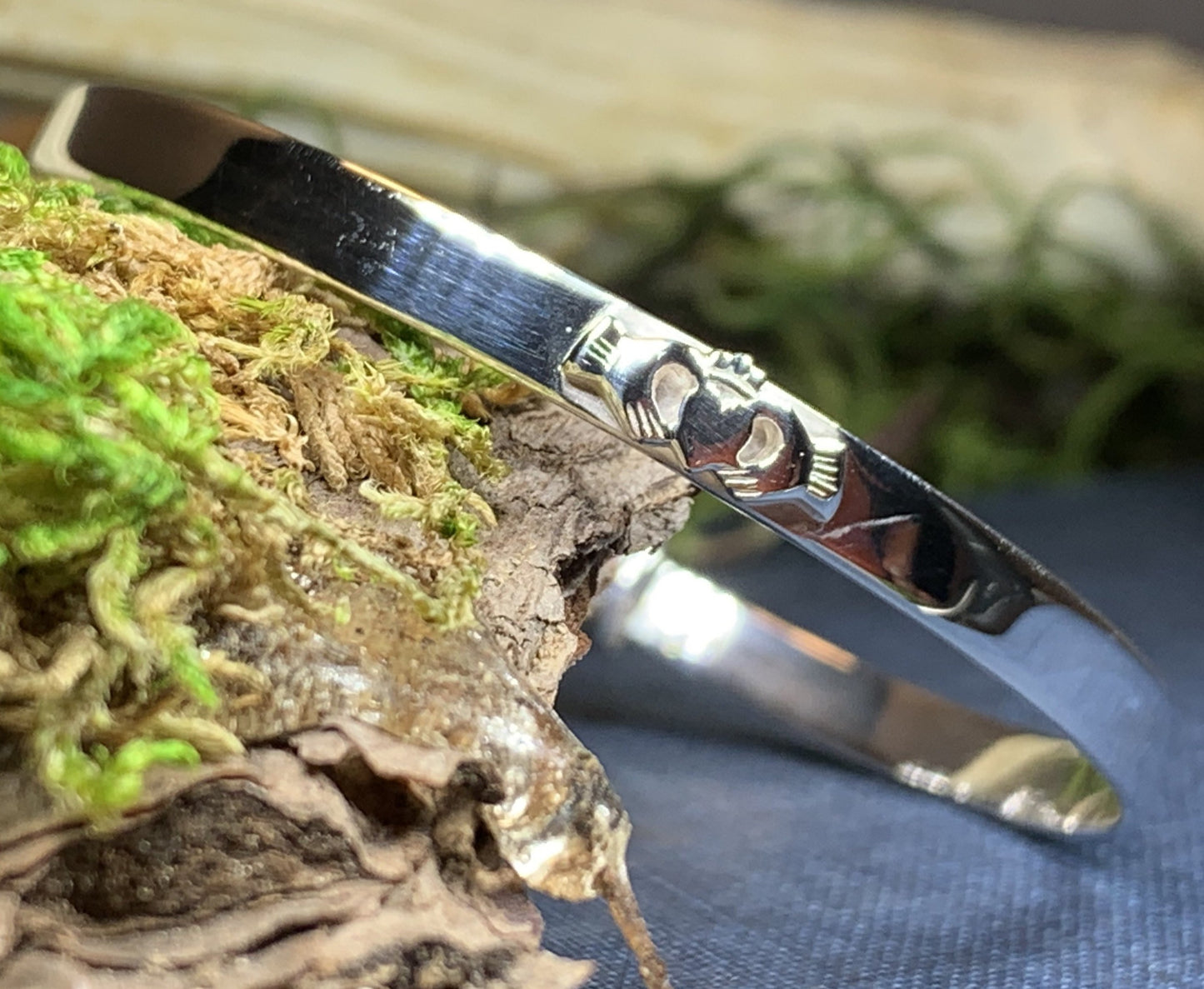 Petite Claddagh Bracelet — view 2