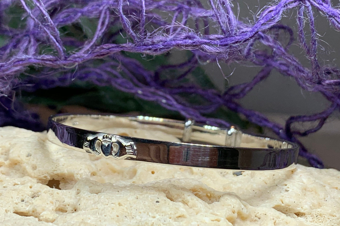 Petite Claddagh Bracelet — view 5
