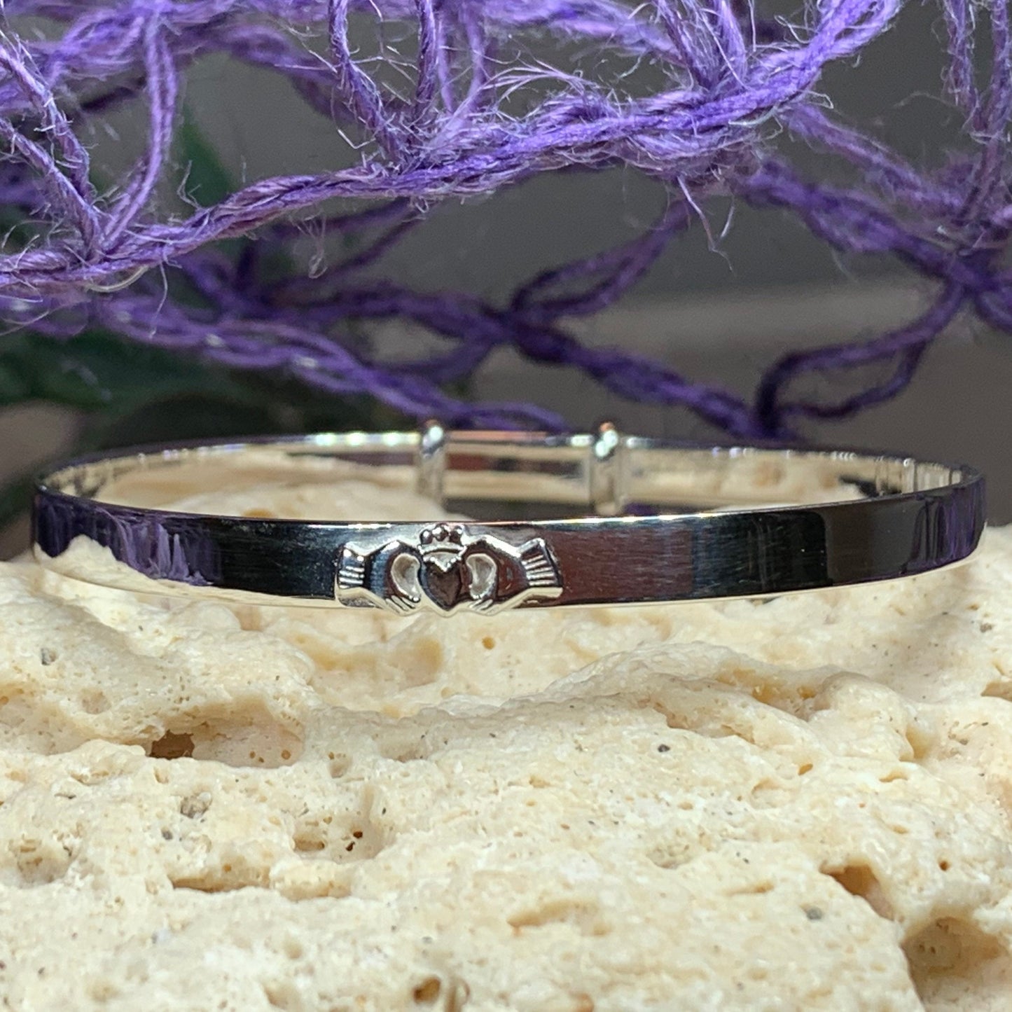 Petite Claddagh Bracelet — view 4
