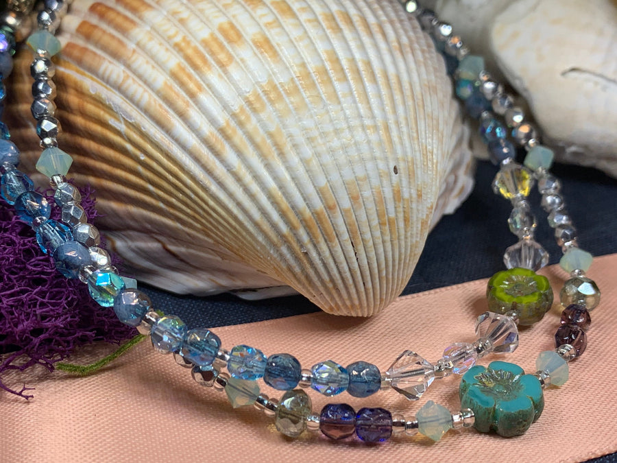 Beach Flower Ankle Bracelet 04