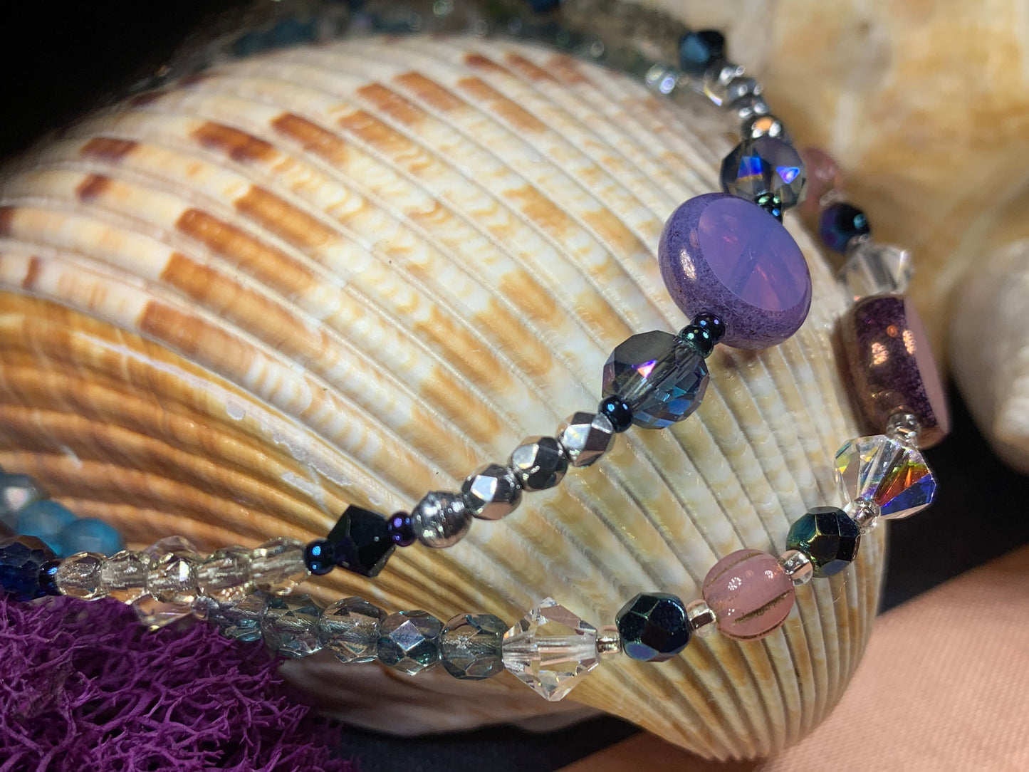 Pastel Crystal Ankle Bracelet — view 9