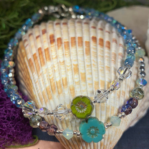 Load image into Gallery viewer, Beach Flower Ankle Bracelet 03
