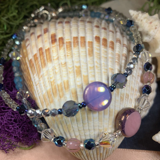 Pastel Ankle Bracelet, Crystal Ankle Bracelet, Crystal Anklet, Summer Jewelry, Beach Jewelry, Swarovski Crystal Bracelet, Boho Anklet