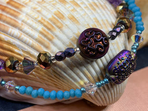 Celtic Ankle Bracelet, Crystal Ankle Bracelet, Crystal Anklet, Summer Jewelry, Beach Jewelry, Swarovski Crystal Bracelet, Boho Anklet