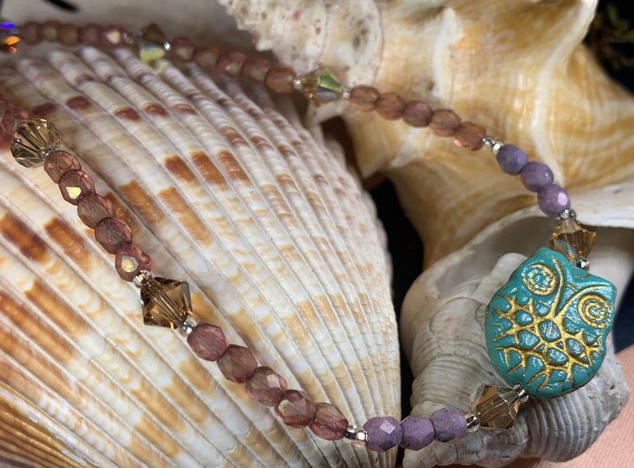Artisan Owl Ankle Bracelet 02