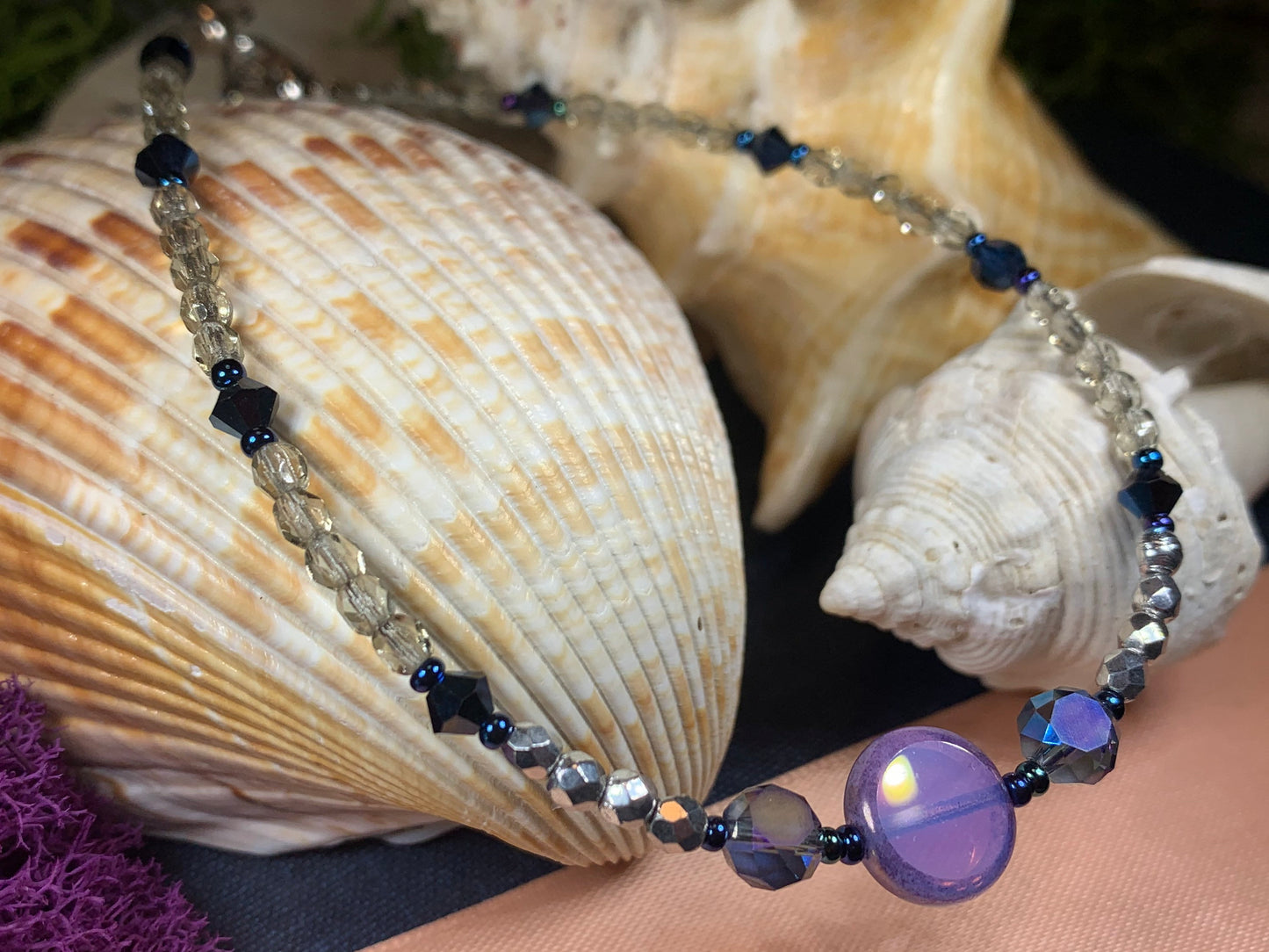 Pastel Crystal Ankle Bracelet — view 7