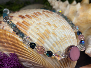 Pastel Ankle Bracelet, Crystal Ankle Bracelet, Crystal Anklet, Summer Jewelry, Beach Jewelry, Swarovski Crystal Bracelet, Boho Anklet