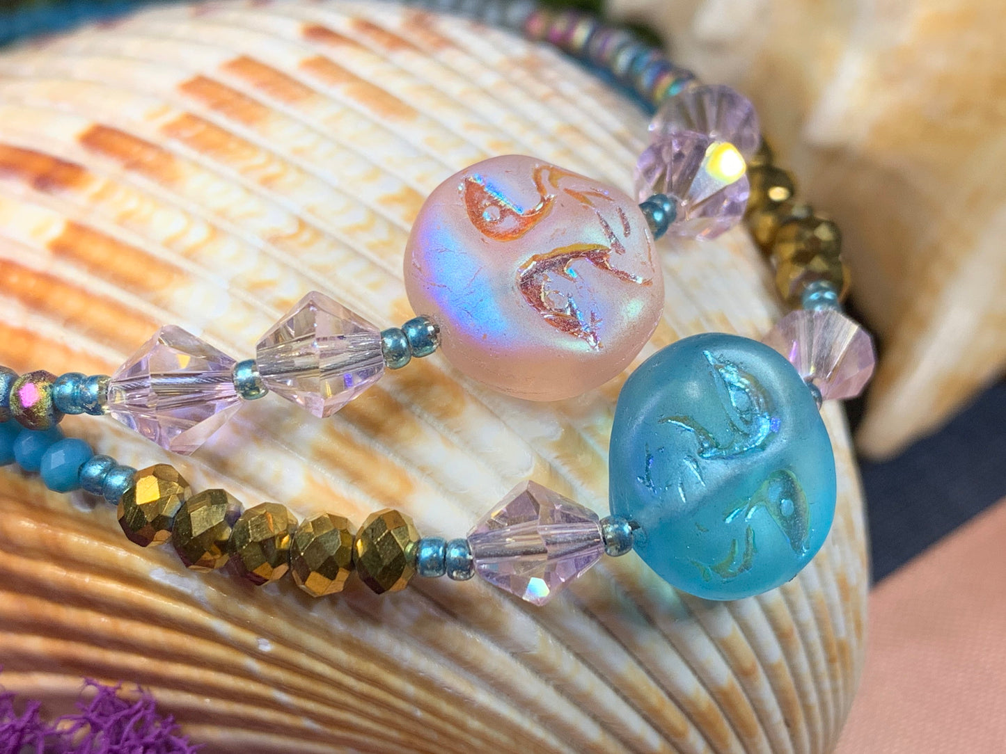 Full Moon Ankle Bracelet, Crystal Ankle Bracelet, Crystal Anklet, Summer Jewelry, Beach Jewelry, Swarovski Crystal Bracelet, Boho Anklet