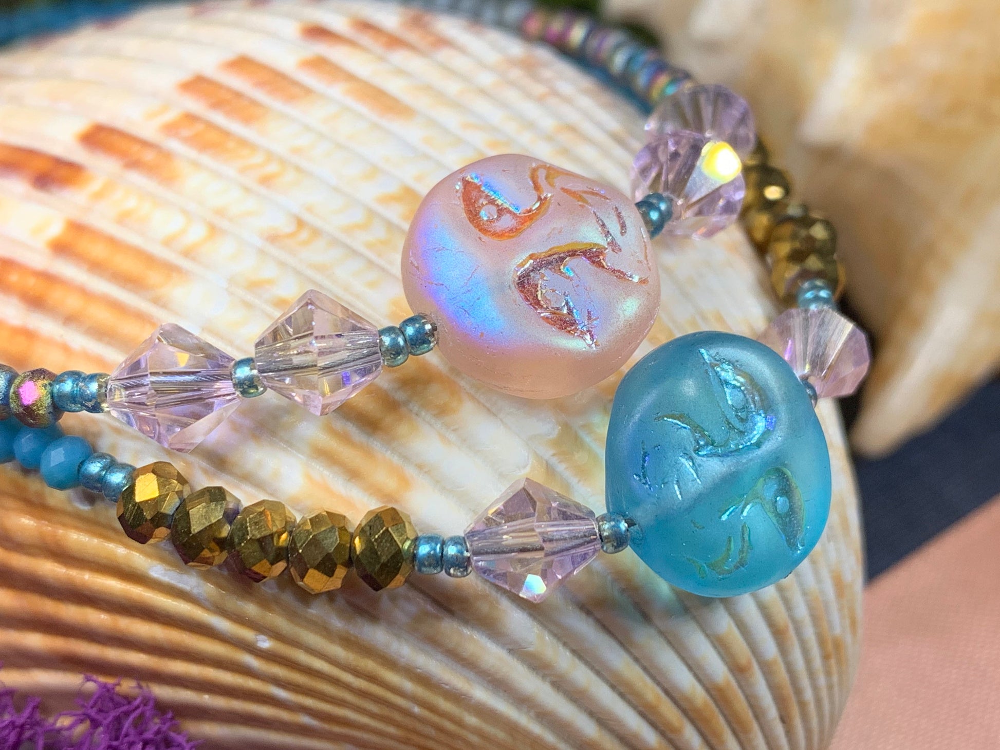 Full Moon Ankle Bracelet, Crystal Ankle Bracelet, Crystal Anklet, Summer Jewelry, Beach Jewelry, Swarovski Crystal Bracelet, Boho Anklet