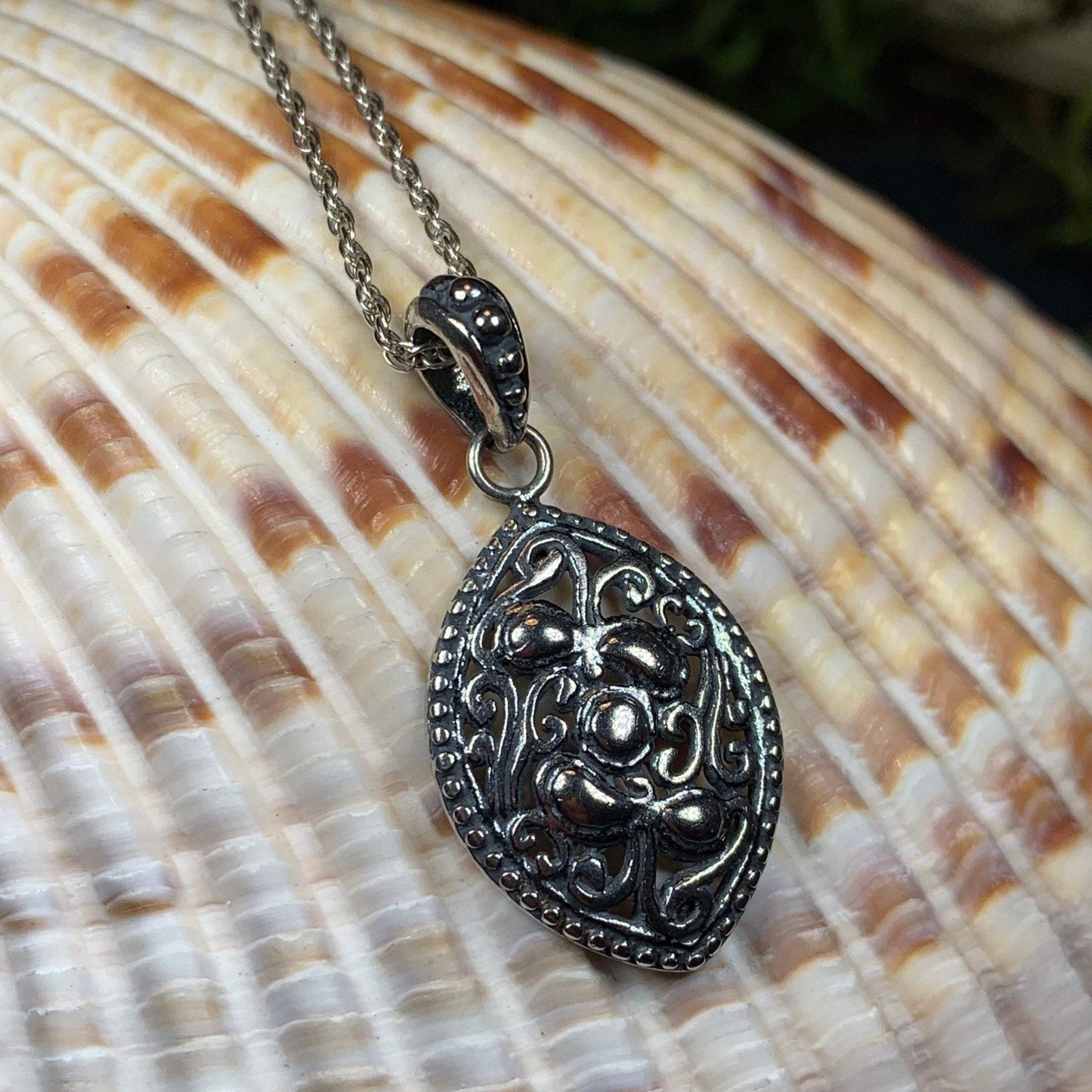 Victorian Celtic Knot Necklace — view 3