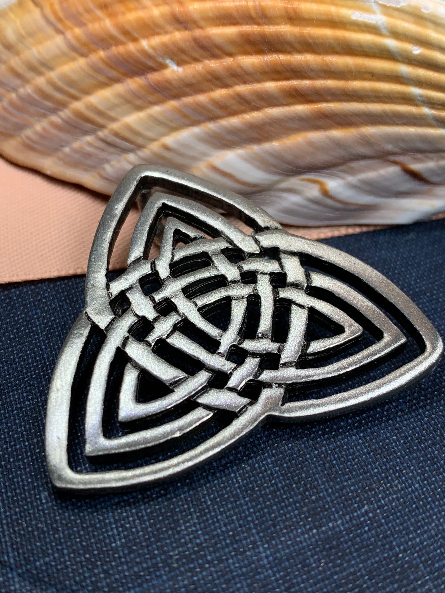 Yvonne Trinity Knot Brooch — view 6