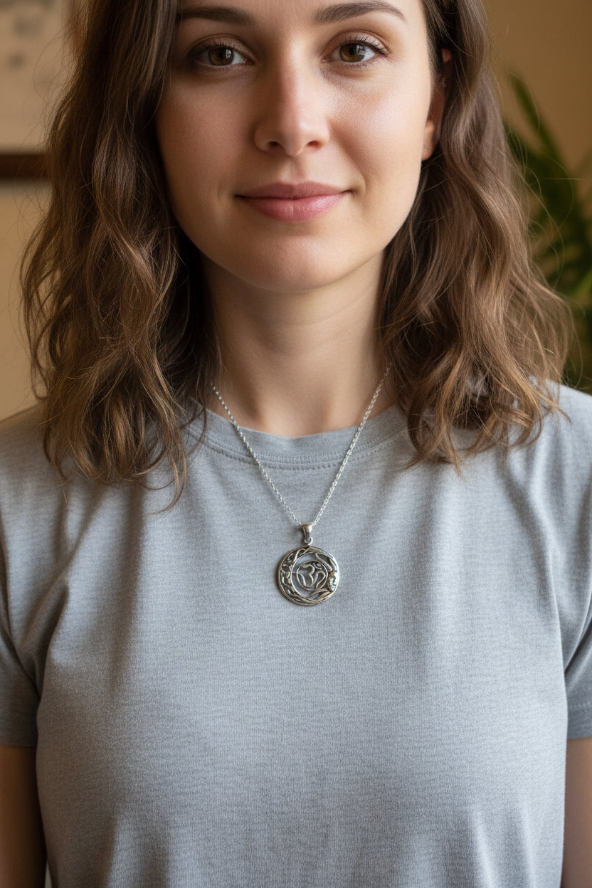 Celestial Om Necklace — view 3