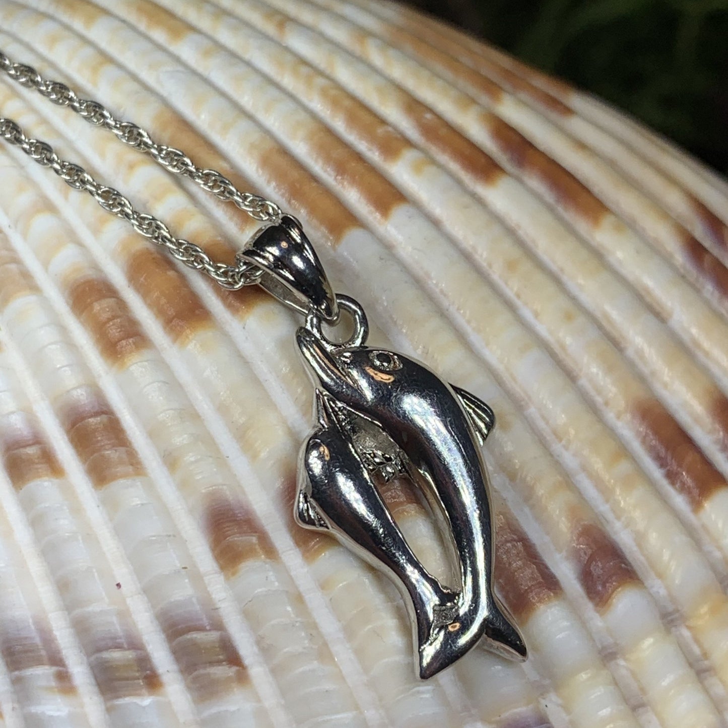 Dolphin Friends Necklace — view 5