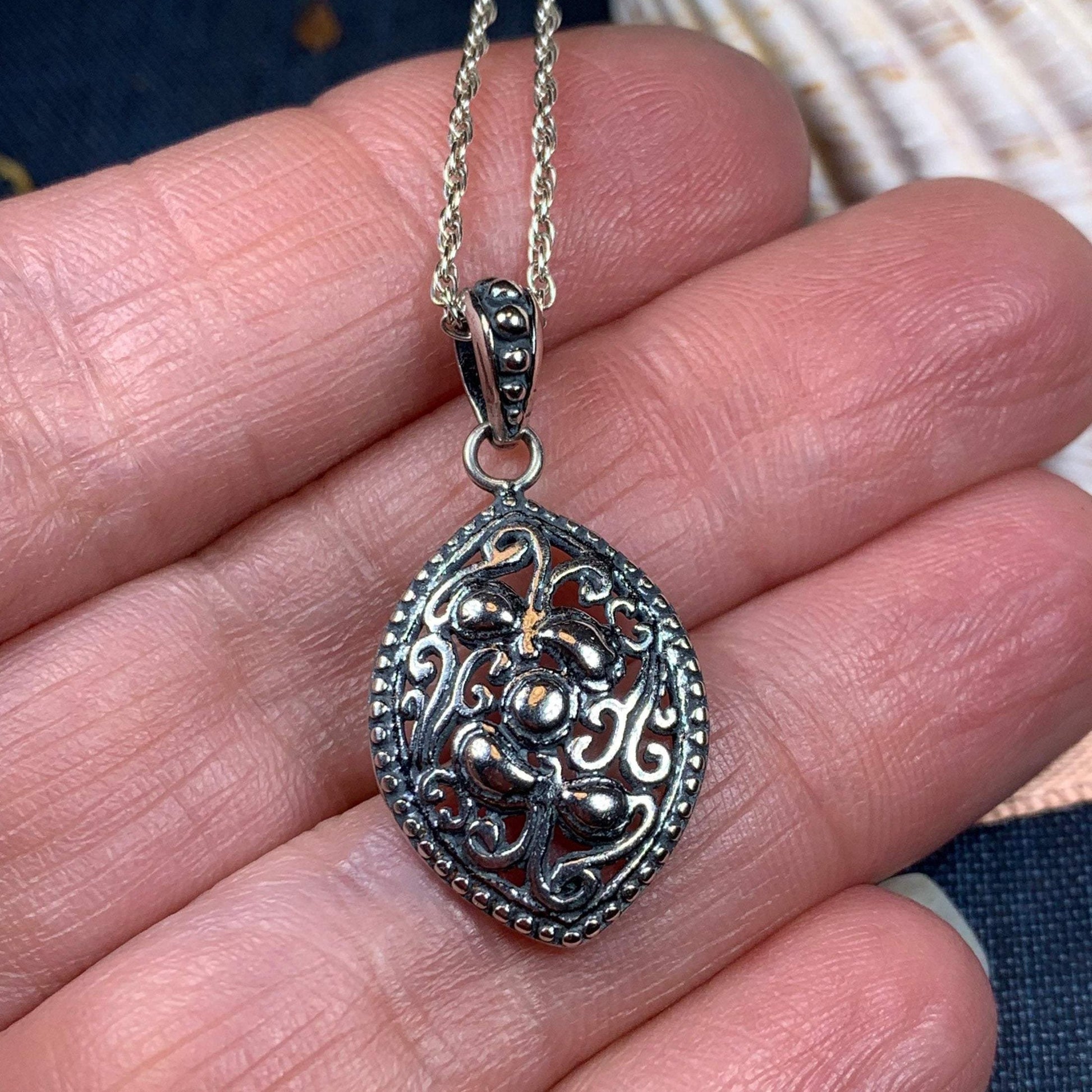 Victorian Celtic Knot Necklace — view 4