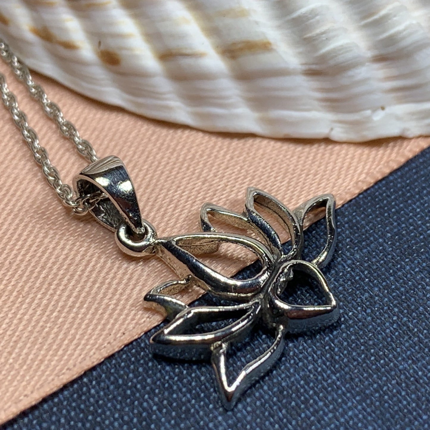 Radiant Lotus Necklace — view 3