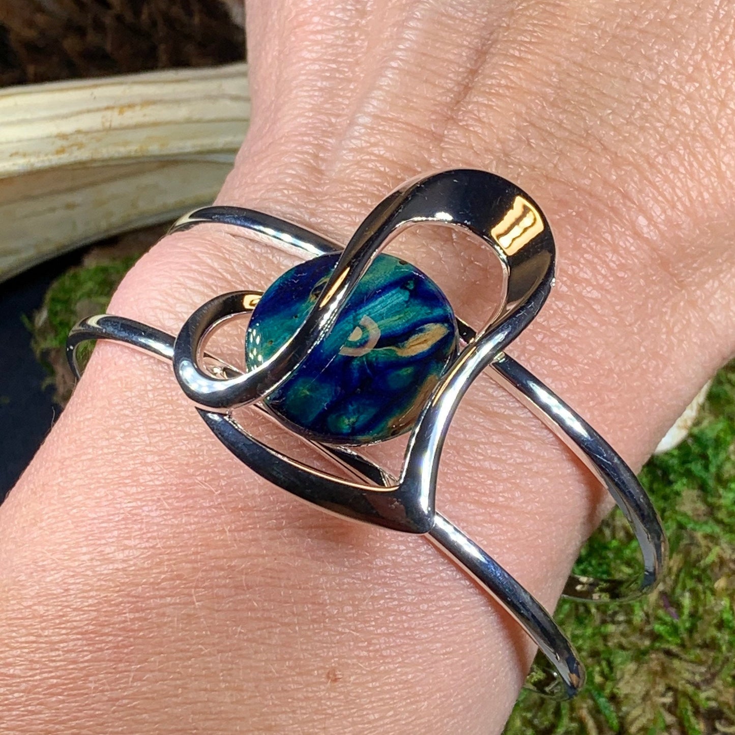 Heathergems Heart Scottish Bracelet - Handmade in Scotland — view 13