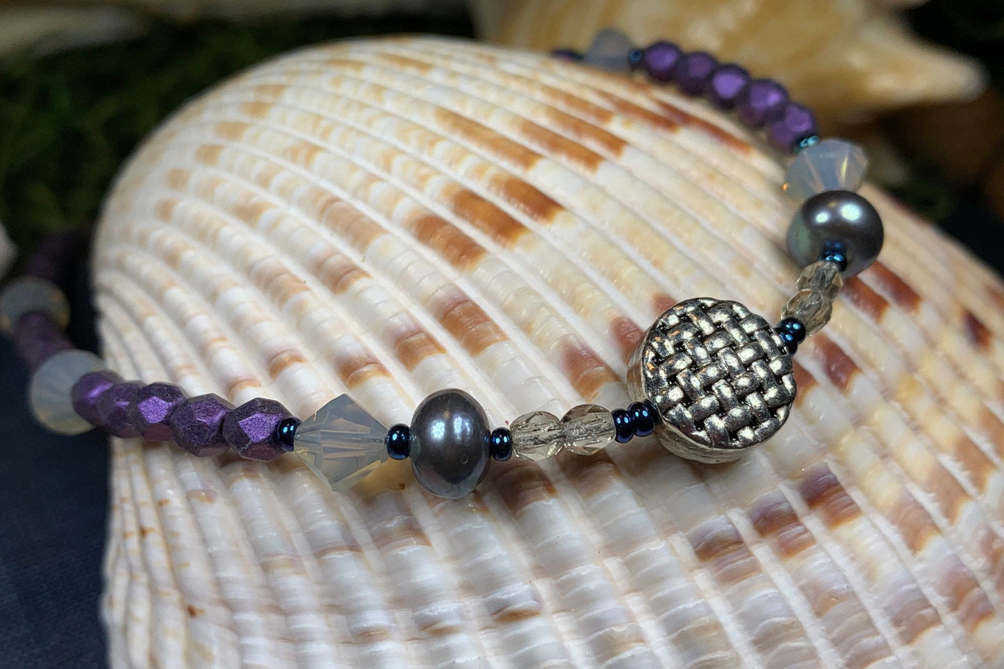 Celtic Ankle Bracelet, Crystal Ankle Bracelet, Crystal Anklet, Summer Jewelry, Beach Jewelry, Swarovski Crystal Bracelet, Boho Anklet