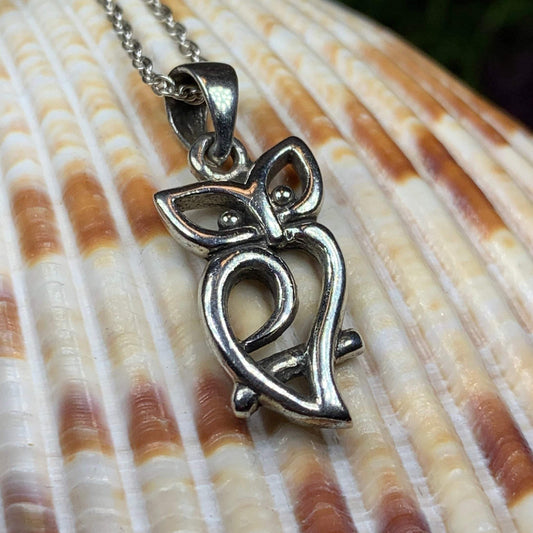Owl Necklace, Bird Pendant, Nature Jewelry, Forest Jewelry, Pagan Jewelry, Mystical Jewelry, Gift for Her, Mom Gift, Wiccan Jewelry