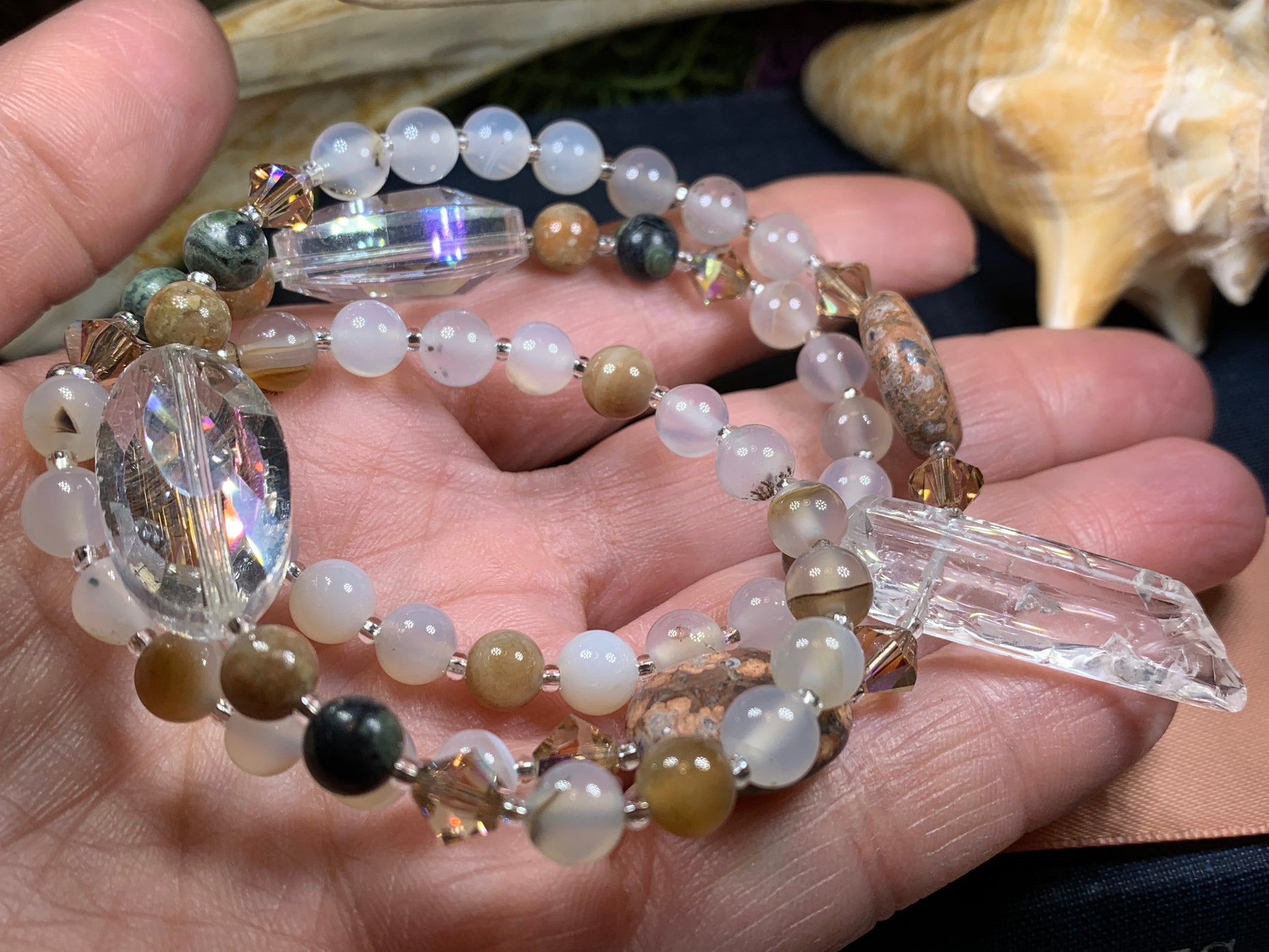 Celtic Mystic Crystal Necklace — view 8