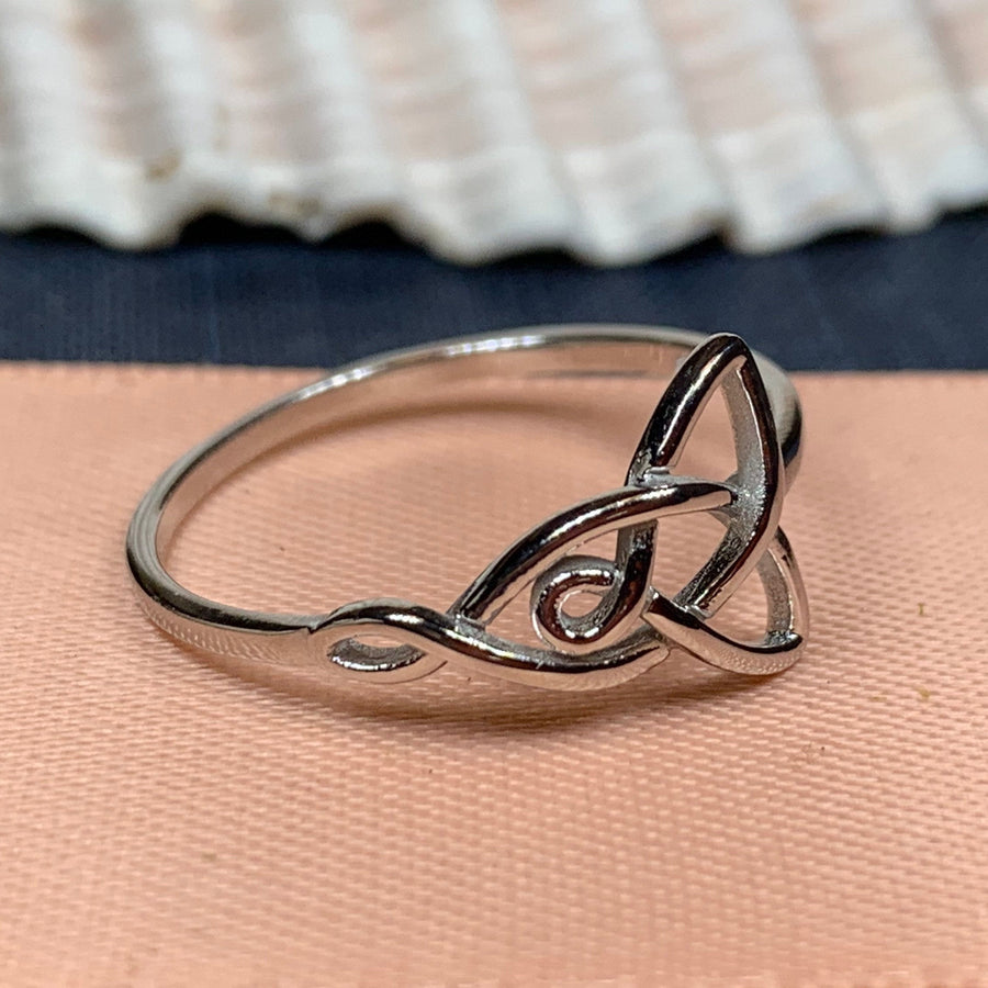 Mother's Knot Ring, Celtic Jewelry, Irish Jewelry, Celtic Knot Ring, Irish Ring, Irish Dance Gift, Anniversary Gift, New Mom Gift