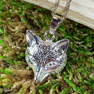 Fox Necklace, Nature Necklace, Marathon Runner Gift, Sexy Lady, Foxy Jewelry, Girlfriend Gift, Anniversary Gift, Animal Necklace, Marist
