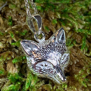 Fox Necklace, Nature Necklace, Marathon Runner Gift, Sexy Lady, Foxy Jewelry, Girlfriend Gift, Anniversary Gift, Animal Necklace, Marist